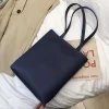 sac fourre tout en cuir pu souple pour femme, sac à bandoulière rétro, sacs de seau portables décontractés, poudres sous les bras, grande capacité, mode initiée
