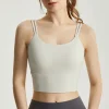 camisole de yoga professionnelle, tapis de poitrine fixe, sous vêtements de sport pour femmes, antichoc, respirant, gilet de beauté, soutien gorge de course, haut de gymnastique
