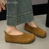 sandales plates femmes baskets chaussures mocassins décontractés 2025 tendance été nouveau daim confort marche peu profonde sport zapatos de mujer