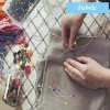 1000 pièces épingles à coudre broche droite 38mm tête sphérique nacrée épingles à quilting pour bricolage artisanat couture tissu outils de couture