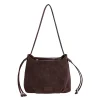 sac seau vintage 2025, sac à bandoulière chic pour femmes, bandoulière tendance sous les bras, fourre tout de banlieue polyvalent, sac à bandoulière texturé