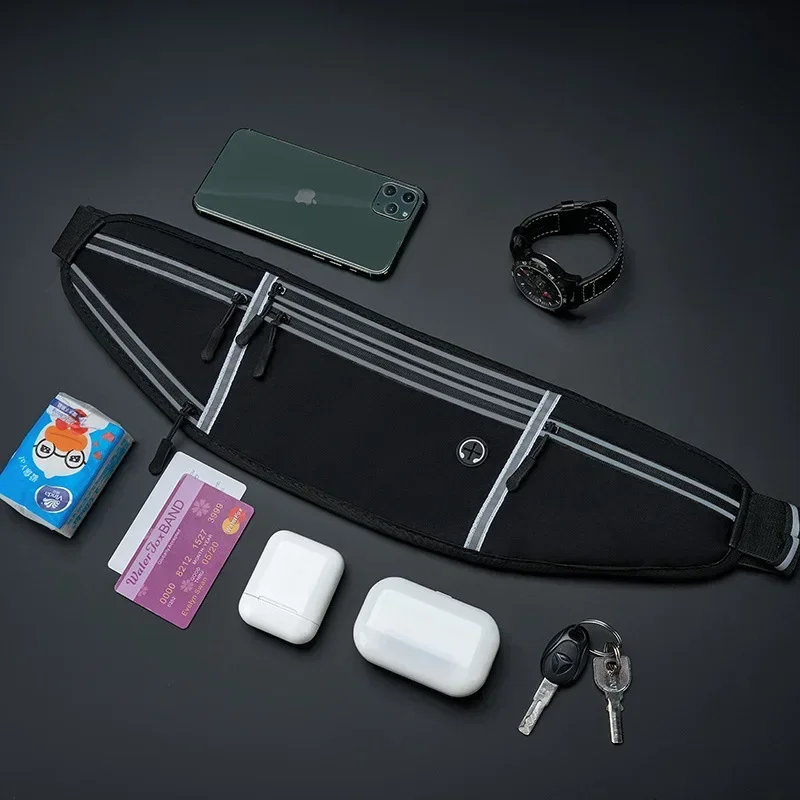 sac de taille pour sports de plein air pour femmes, sac étanche, ajustement serré, ceinture invisible, fitness, anti vol, sac de taille pour téléphone portable, bouteille