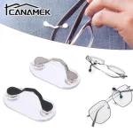 Porte-lunettes magnétique portable, broches à broches, pince à vêtements à la mode, clips de ligne pour casque de lunettes