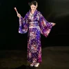 costume de cosplay kimono japonais traditionnel imprimé floral élégance sakura fille robe kimono style japonais asiatique