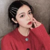 pinces à cheveux en métal strass brillant pour femmes, épingles à cheveux simples de couleur or argent, accessoires pour cheveux de filles, bijoux