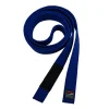 bjj ceintures bleues largeur 4,5 cm niveaux du système jiu jitsu brésilien adulte ceinture dure de haute qualité ceinture tressée nom brodé personnalisé
