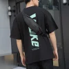 hommes fanny pack adolescent sports de plein air course cyclisme taille sac pack mâle mode épaule ceinture sac voyage téléphone pochette sacs