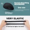 moisture absorbing workout headbands for men non slip quick dry stretchy sweatband elastic comfortable men‘s sports hairband