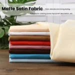 Robe de mariée en tissu satiné, hommage brodé à la main, Cheongsam Hanfu, tissu pour vêtements de scène en satin mat, vente en gros