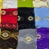 en vente mode africaine écharpe musulmane turban femmes taille moyenne paillettes broderie mousseline de soie islamique hijab broder ramadan dubaï
