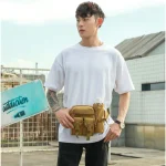 Sports de plein air course Fanny Pack Luya bouilloire tactique Fanny Pack étanche sac de téléphone portable alpinisme cyclisme Fanny Pack