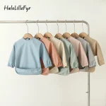 Bavoirs pour bébé de couleur unie à manches longues, tablier d&rsquo;alimentation imperméable pour enfants, bavoir pour garçons et filles, facile à nettoyer, blouses artistiques pour tout-petits
