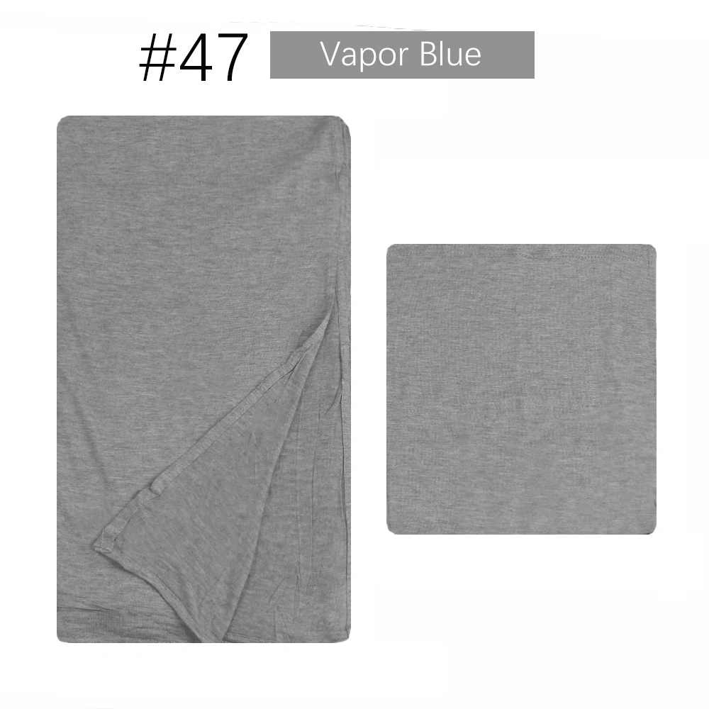 ensemble hijab et écharpe modale assortis pour femmes musulmanes, hijab en jersey avec bonnet intérieur, turban islamique, haute qualité