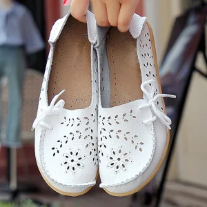 2025 femmes chaussures plates mode femmes chaussures décontractées respirant femmes mocassins peu profond confort maman chaussures dames Zapatillas Mujer