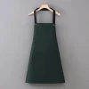tablier polyvalent à double sangle pour les travaux de cuisine caractéristiques personnalisables couverture imperméable à l'huile durable pratique pour un usage quotidien