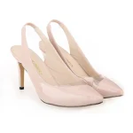 Sandales pour femmes, escarpins Sexy, talons hauts de 8cm, bout pointu, Slingback Transparent, chaussures de fête de mariage, élégantes, grande taille 42