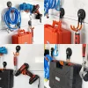 crochet de garage à aimant puissant, installation sans clous, haute charge, antidérapant, étanche, adapté aux outils de jardinage, 43 mm