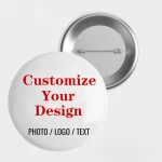 Broches personnalisées en fer blanc, badges en métal à revers, cadeaux pour amis, texte, gérer, logo imprimé, vente en gros