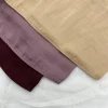 Écharpe hijab en satin velours premium pour femme, châle uni doux, turban musulman, ramadan chic