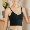 soutien gorge de sport respirant pour femme, haut de fitness anti transpiration, soutien gorge de yoga sans couture, haut court antichoc, soutien gorge push up