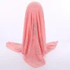 un japon pat pin musulman carré écharpe nouveau 2025 style national perle mousseline de soie 105*105 cm hijab islamique foulard