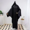 abaya musulman deux pièces pour femmes, jilbab islamique avec vêtements hijab, robe saoudienne de dubaï, robes de prière de modestie turque, caftans amples