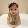 chapeau de culte en tissu pour enfants de 2 à 6 ans, type musulman, hijab à rayures verticales, accessoire d'été