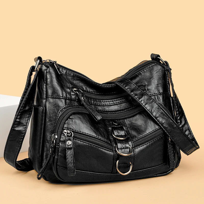 Sacs à main de luxe en cuir de marque pour femmes, sacs de styliste de Super qualité pour dames, sacs à bandoulière de nombreuses poches, 2024
