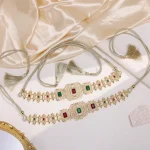 Une ceinture bijoux pour femme en alliage de luxe réglable, idéale pour les mariées du Moyen-Orient et les cadeaux de mariage.