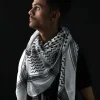 Écharpe hijab du désert pour homme et femme, foulard de sauna musulman, carré, islam arabe, keffiyeh, pour la tête et le cou