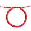 bracelet à nœud fait à la main, corde rouge, pour femmes/hommes, bouddhisme, rouge, protection pour couples, amitié boho