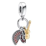 Ensemble de bracelets et de colliers en perles colorées plaquées argent pour femmes, accessoires de bijoux à faire soi-même, Style 2025