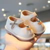 bébé chaussures plates bout rond doux arcs filles chaussures décontractées polyvalent mignon 2025 nouvelle mode enfants chaussures de marche fond souple à la mode
