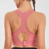 soutien gorge de sport sans fil pour femmes, sous vêtements de course, respirant, résistant aux chocs, style gilet, beauté du dos, soutien gorge de yoga haute résistance