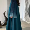 abaya musulman à manches évasées, ouvert sur le devant, décontracté, arabe, moyen orient, élégant, turquie, kaftans pour femmes, jilbabs, robes maxi islamiques