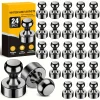 24 punaises magnétiques, aimants pour réfrigérateur, aimants pour tableau blanc, aimants pour réfrigérateur, aimants décoratifs pour calendriers, petits a