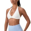 Soutien-gorge de sport de Yoga pour femmes, col licou, Design élégant au dos, soutien-gorge de gymnastique Sexy pour la course, le Fitness