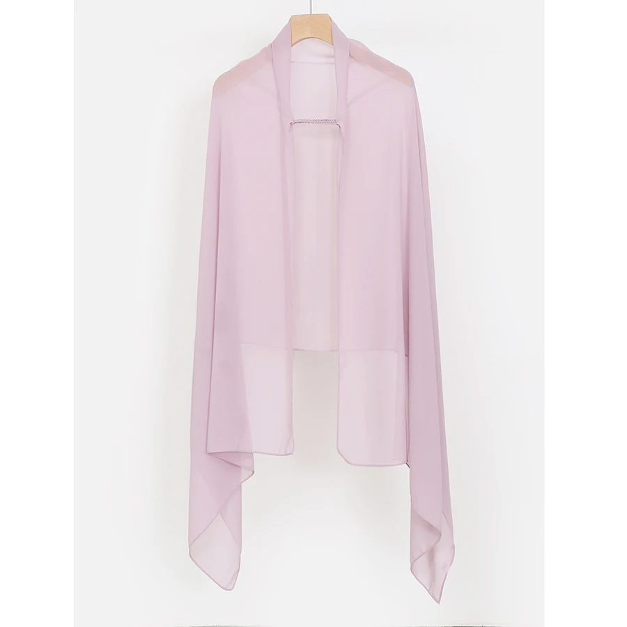 hijabs en mousseline de soie de qualité supérieure pour femmes, écharpe prêt à porter, hijab instantané, long châle