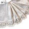 Garniture en dentelle brodée 100% coton, vêtements pour femmes, garniture en dentelle bricolage, beige et blanc, RS1689, 3Yards/Lot