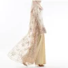 eid sequins abaya dubai kimono open kaftan robe musulmane pour femmes, robe arabe cardigan, ramadan islam vêtements, robe de soirée kebaya caftan