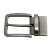artisanat du cuir bricolage, boucle à clip réversible, boucle de ceinture à épingle en métal pour hommes, accessoires en jean pour ceinture de 3.3 à 3.4cm de large