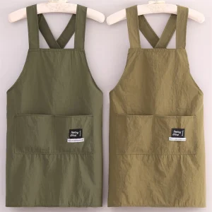 Tablier de cuisine, vêtements respirants, résistants à la taille pour adultes, Anti-salissure, doux, vêtements de travail pour barbier, Restaurant, maison