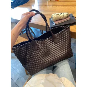 Sac à main tissé à la main de grande capacité, nouveau Style d&rsquo;été, fourre-tout, sac de voyage sous les bras, sac à main polyvalent de banlieue, voyage décontracté