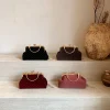 design de luxe femmes soirée pochette sac à main dîner fête dames petit sac à bandoulière à pince sacs à main rétro femme chaîne sac à bandoulière