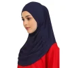 turban musulman en coton couverture complète casquettes islamiques sous écharpe intérieure casquette hijab pour femmes foulard long châle enveloppement cou tête bonnet chapeau