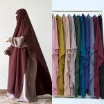 Plaine Nida Extra Long Khimar Hijab écharpe vêtements de prière musulmane islamique Jilbab Hijabs pour femmes Abaya foulard Niqab Ramadan Eid
