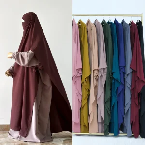 Plaine Nida Extra Long Khimar Hijab écharpe vêtements de prière musulmane islamique Jilbab Hijabs pour femmes Abaya foulard Niqab Ramadan Eid