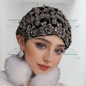 Turban en Dentelle Respirante pour Femme Musulmane, Chapeau d&rsquo;Été, Couvre-chef, Écharpe de Sauna, Bonnet Prêt à vitation, Hijabs Intérieurs