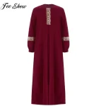 Robe Maxi de prière à manches longues pour filles de 6 à 16 ans, musulmane du moyen-orient, Ramadan Eid, Abaya, pour fête à thème d&rsquo;halloween, mascarade, Cosplay