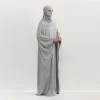 robe de prière une pièce pour femmes, abayas musulmanes, hijab à capuche, manches smocks, jilbabs, caftans islamiques, dubaï, saoudien, modestie turque